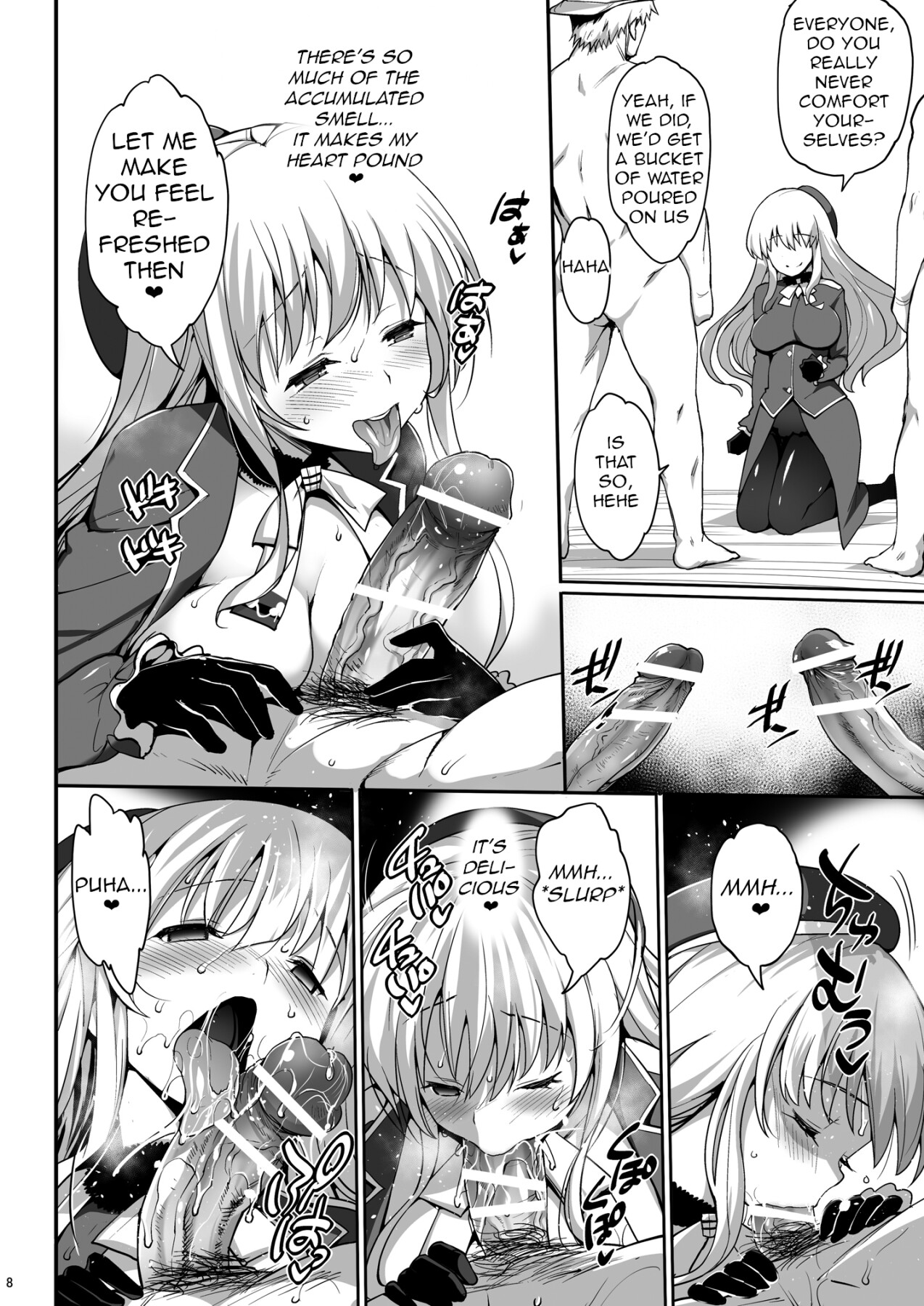 Hentai Manga Comic-Divinely-Breasted Atago's Bitch Orgy-Read-8